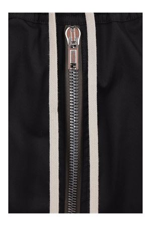 Black stretch cotton poplin shorts RICK OWENS | RU01F2376TE09